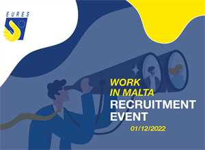 Recruitment Event EURES Malta in collaboration with EURES Spain on the 1st of December