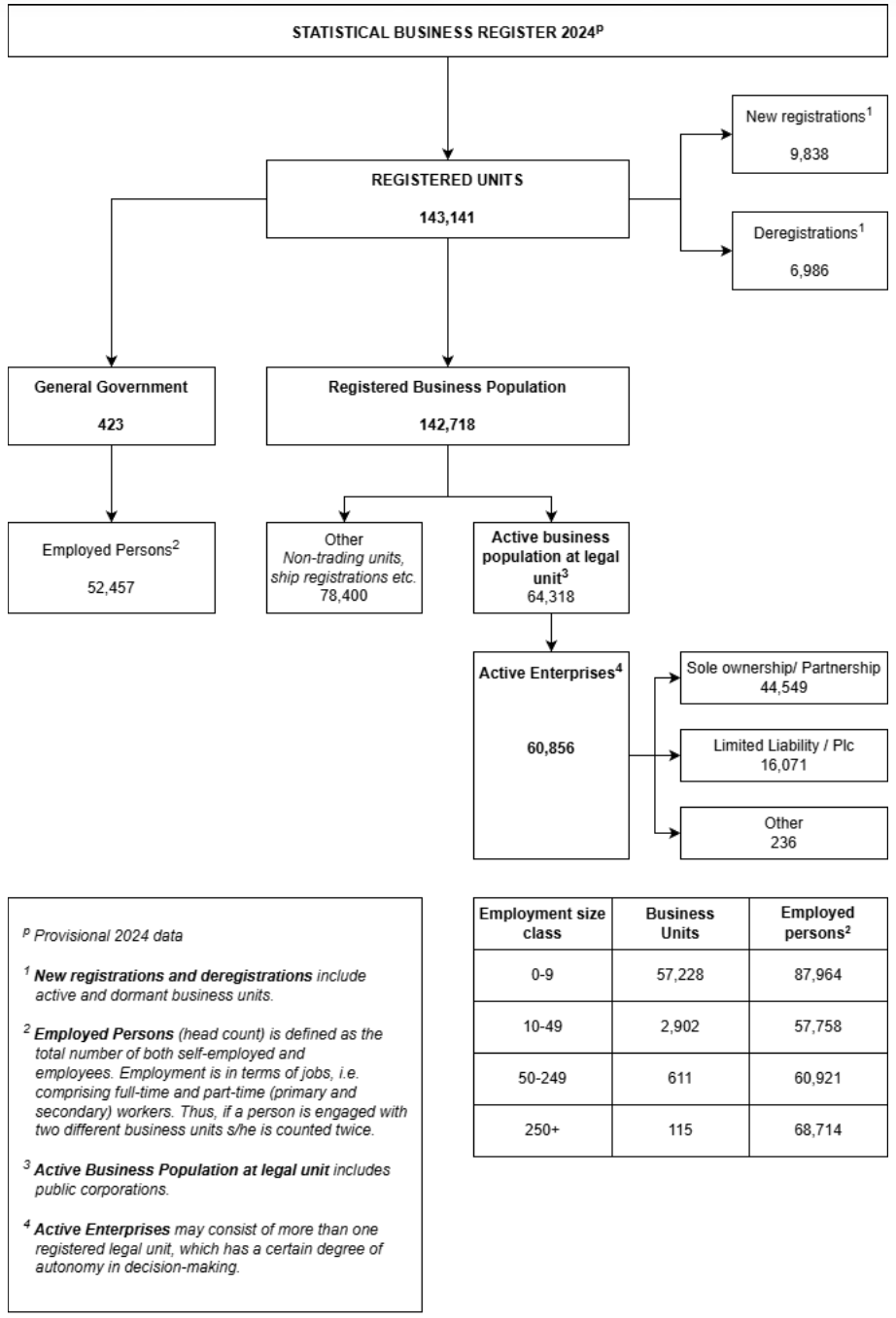 NSO business statistics 2024