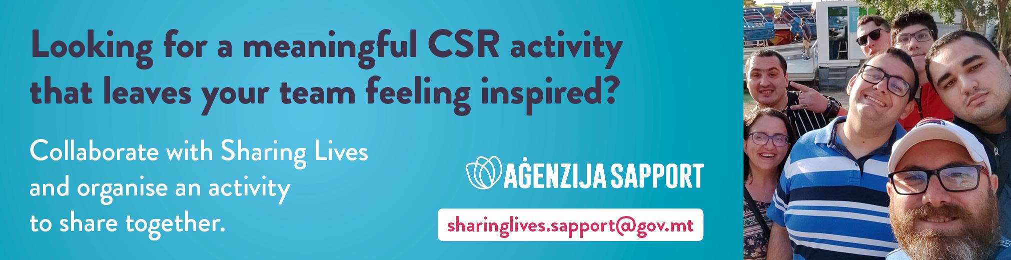 Sharing Lives Campaign MEAindex Desktop Banner